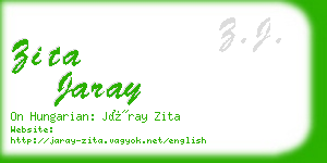 zita jaray business card